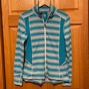 Title Nine full zip teal colored jacket size small